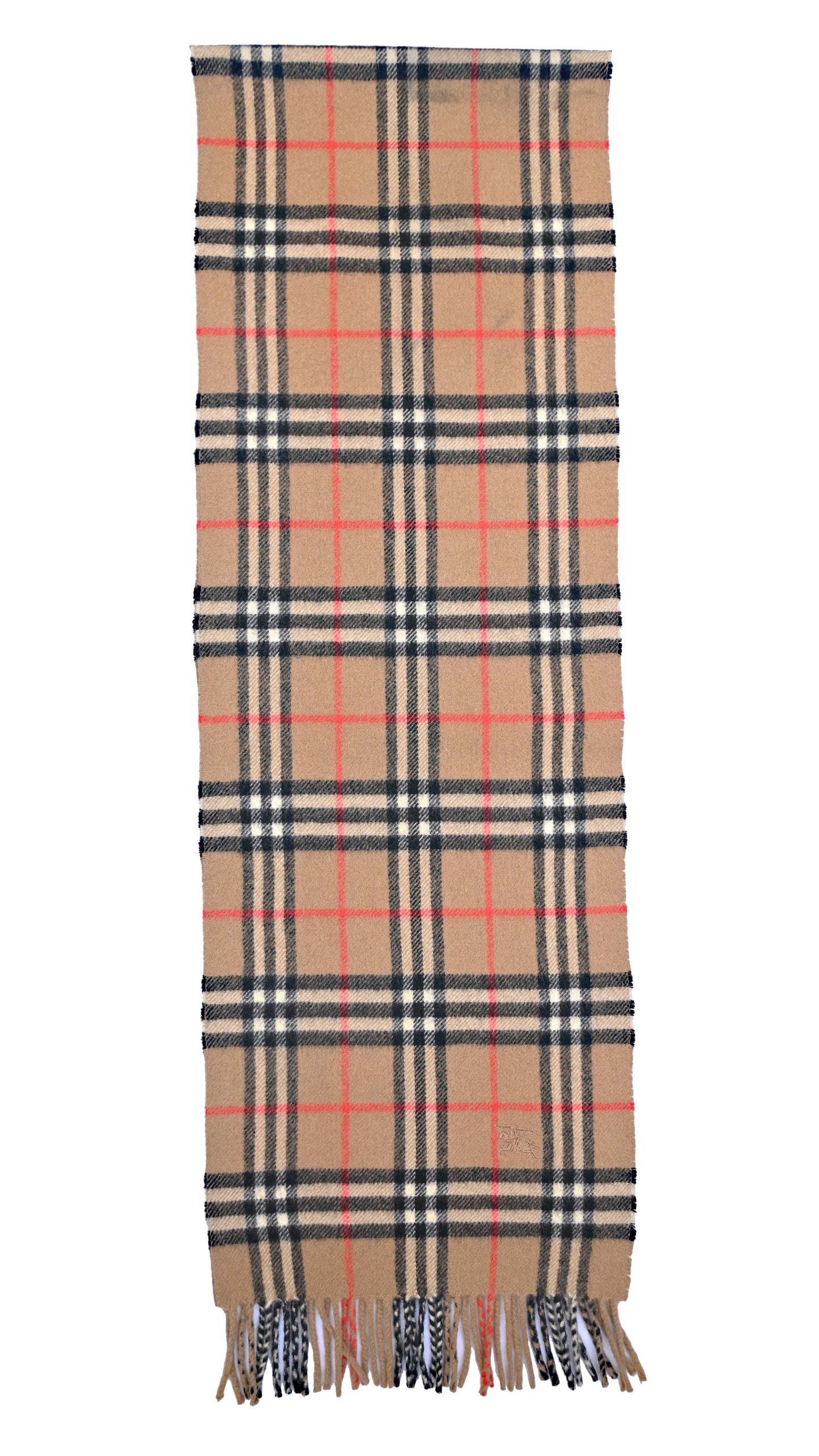 Luxury Vintage Burberry Scarf – Nova Check, Beige