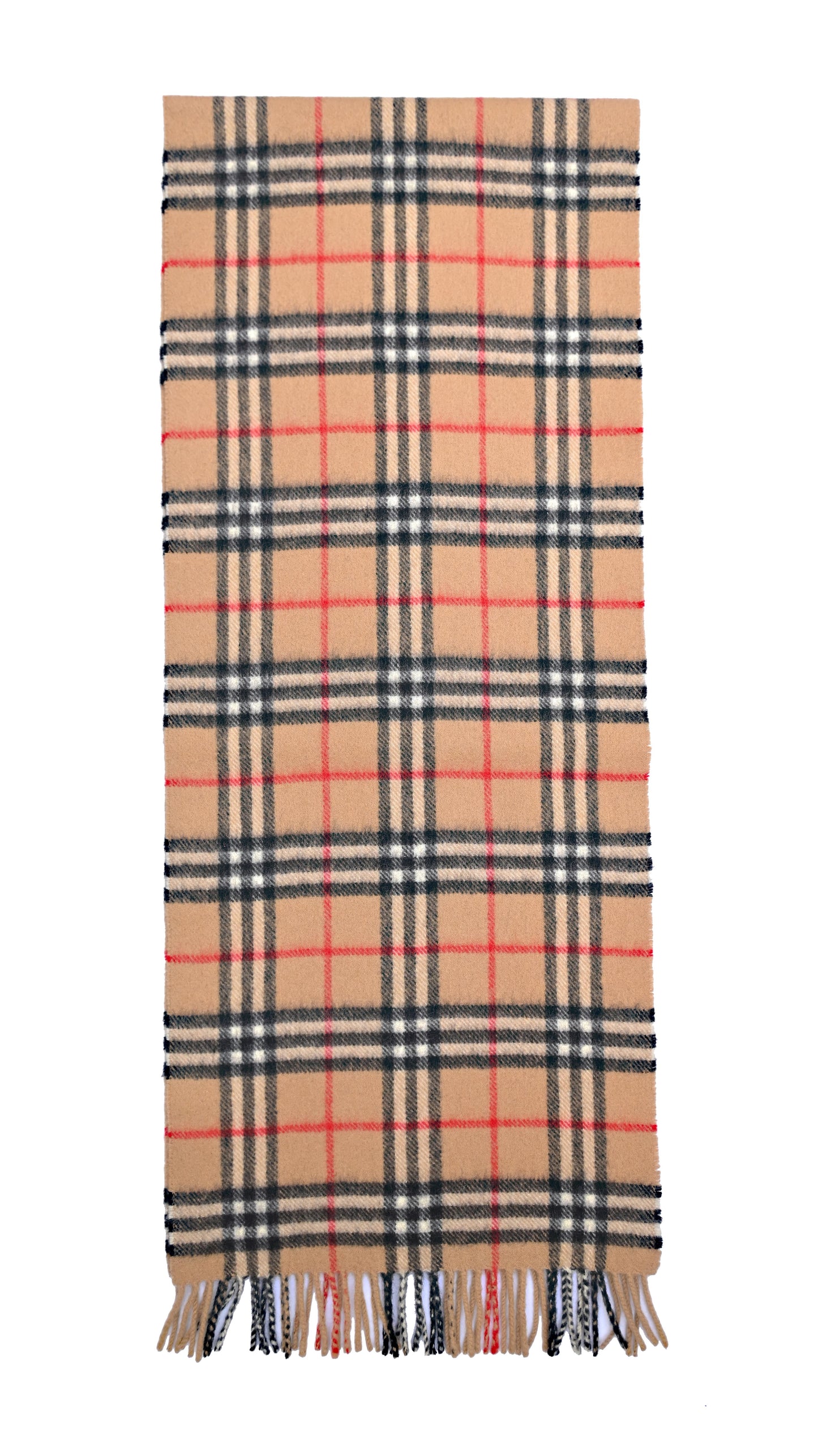 Luxury Vintage Burberry Scarf – Nova Check, Beige