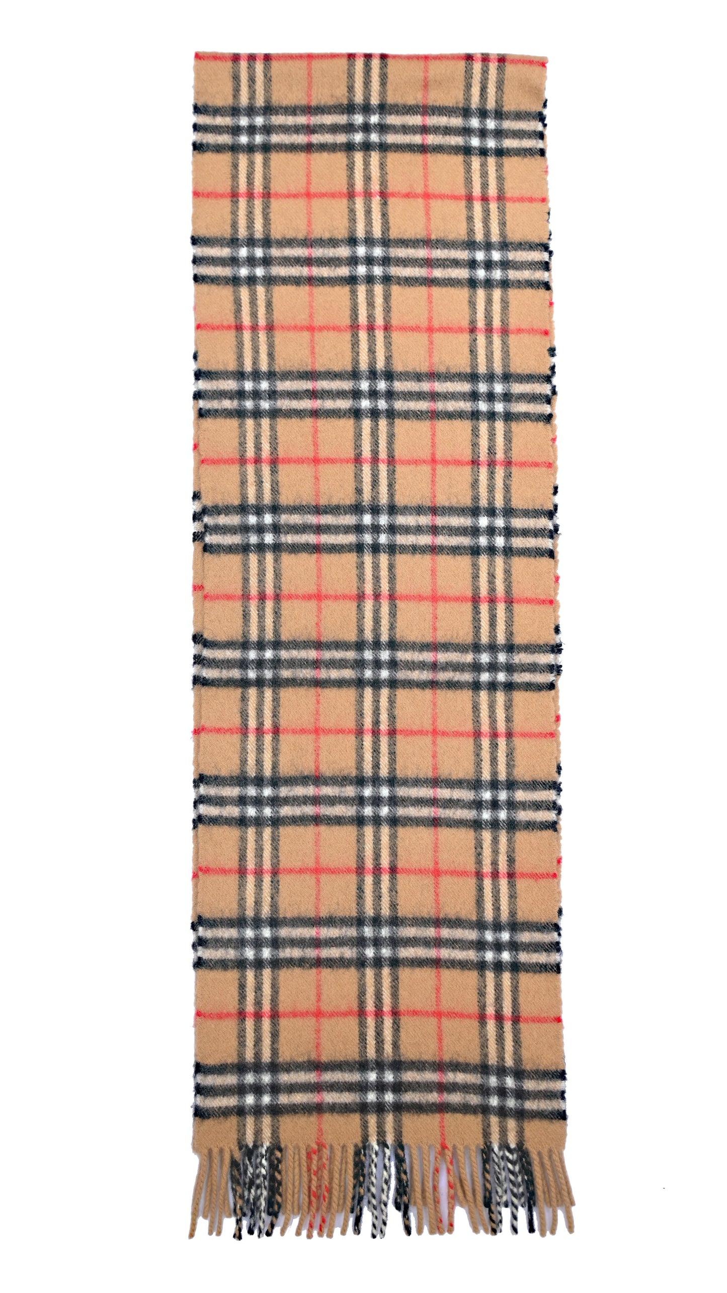 Luxury Vintage Burberry Scarf – Nova Check, Beige