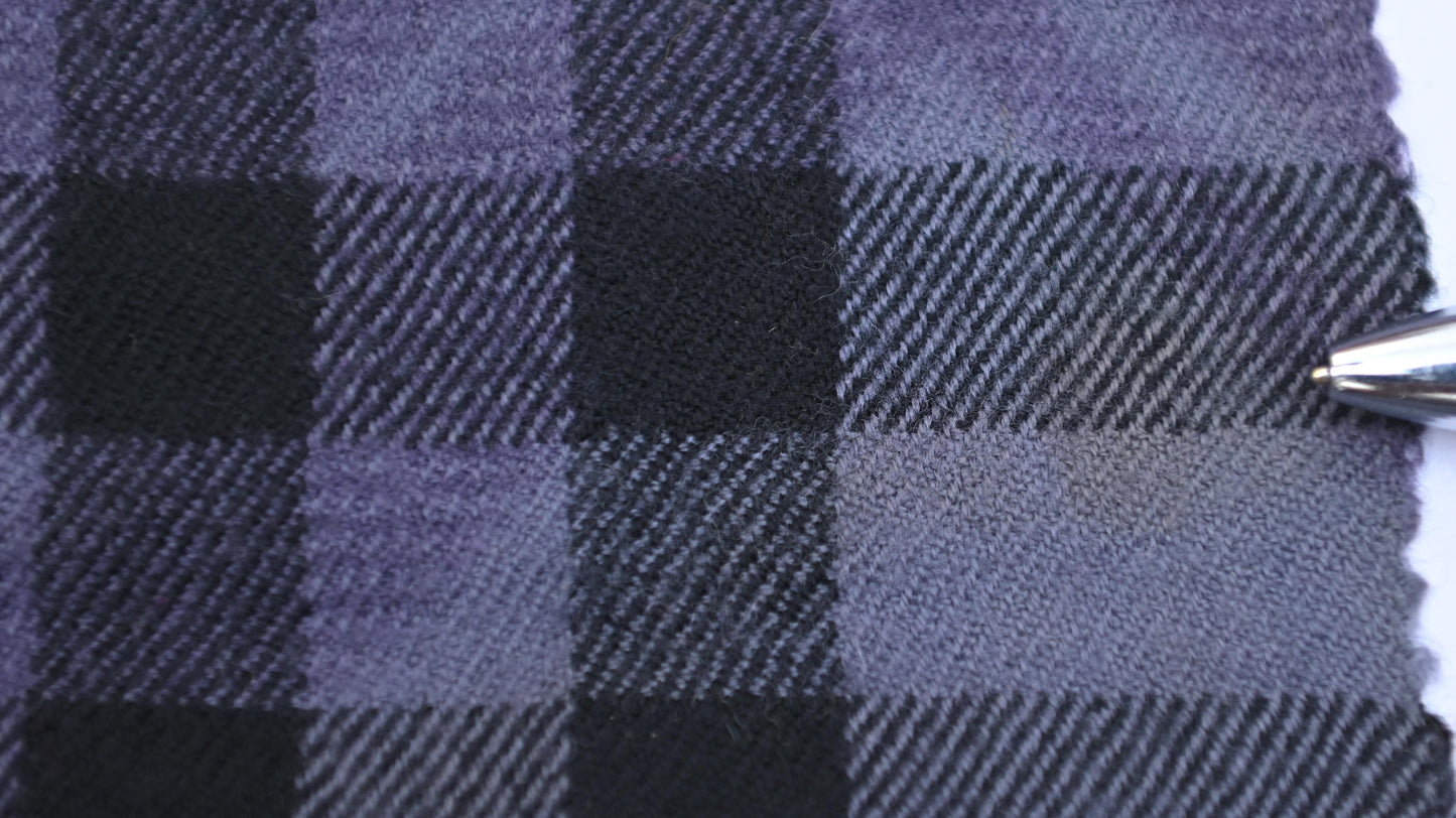 Luxury Vintage Burberry Scarf – Nova Check, Purple