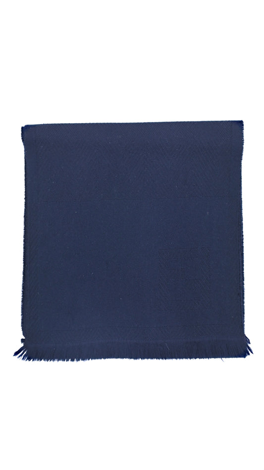 Luxury Vintage Fendi Scarf –Fendi Logo, Blue